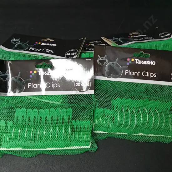 5 TAKASHO PLANT CLIPS 20 PACKS