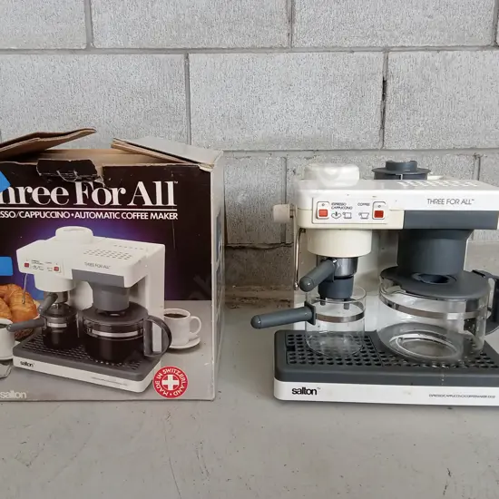 THREE FOR ALL AUTO COFFEE MAKER