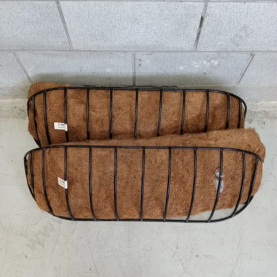 2 BRAND NEW COCO FIBRE PLANTERS