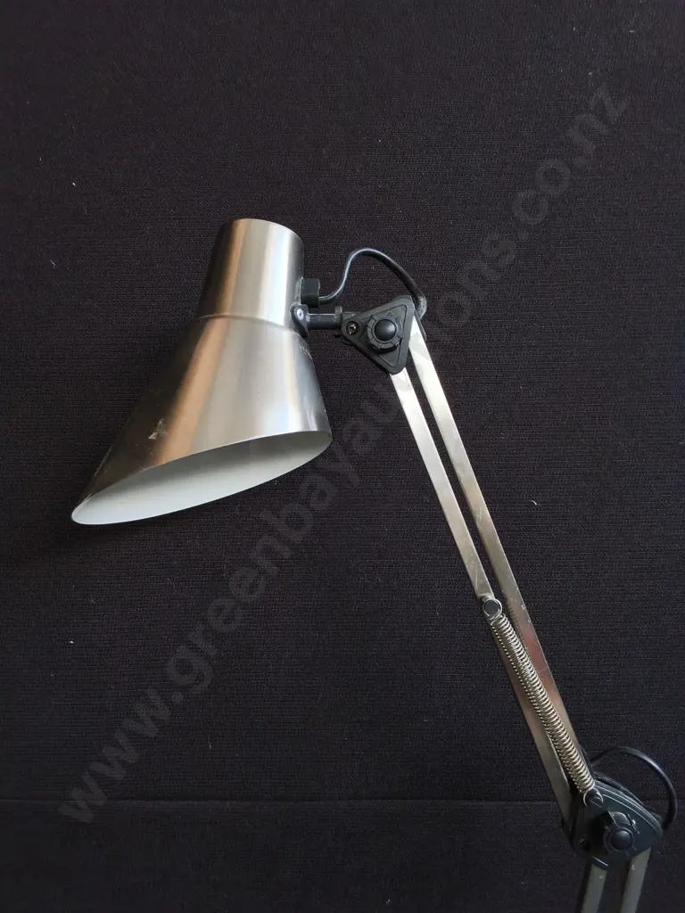 VINTAGE ARTICULATED SWING ARM DESK LAMP, H 70 CM Image 1++
