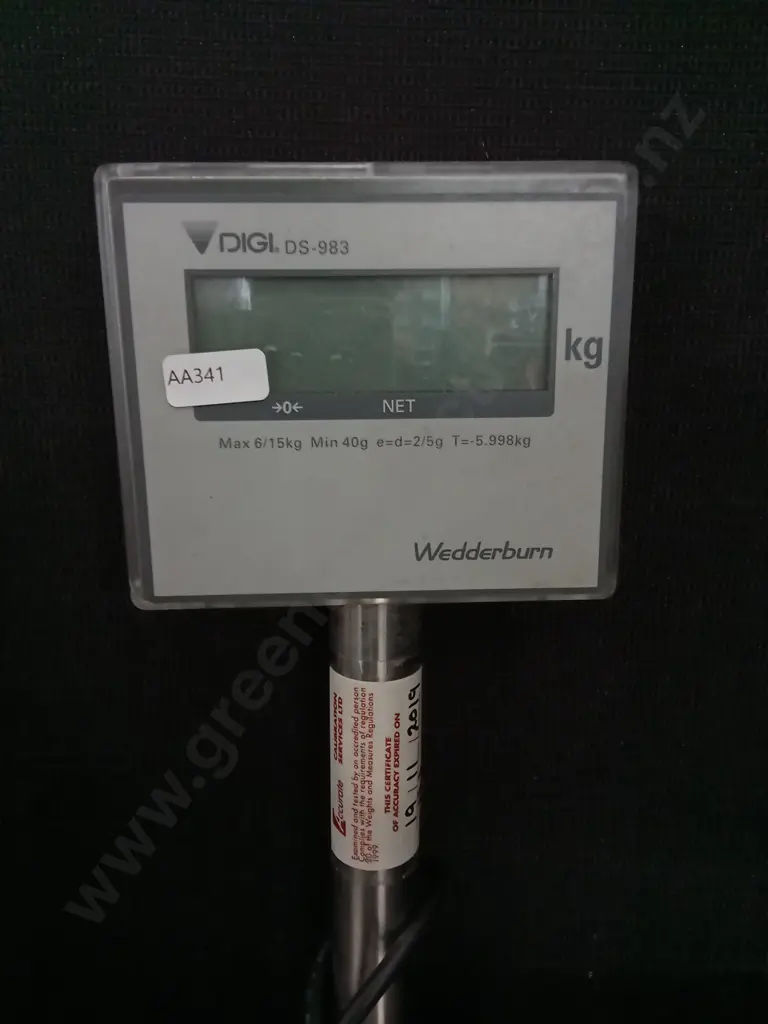 UNTESTED DIGITAL WEDDERBURN WEIGHING SCALE, MODEL DS-983C Image 1++