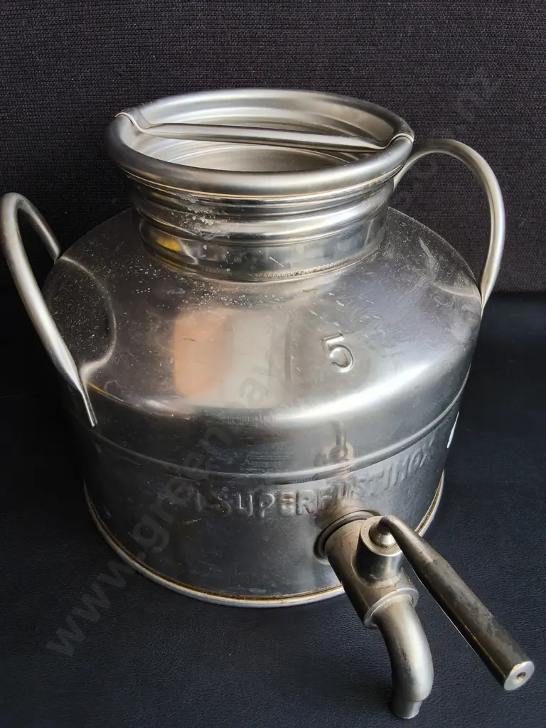 5 LITER SANSONE STAINLESS STEEL FUSTI MADE IN ITALY, H 21 CM Image 1++