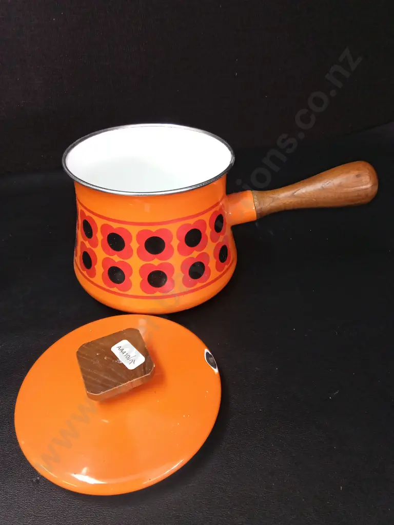 2 VINTAGE ENAMEL PS TALLEST H22CM Image 1++