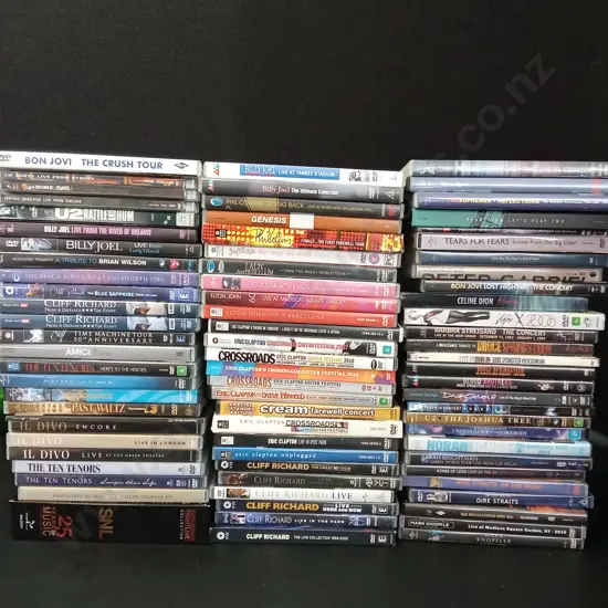 COLLECTION OF DVDS