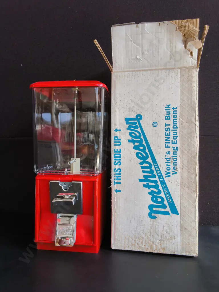 BRAND NEW NORTHWESTERN SUPER 60 BULK VENDING MACHINE, BOXED, INCLUDES KEY Image 1++