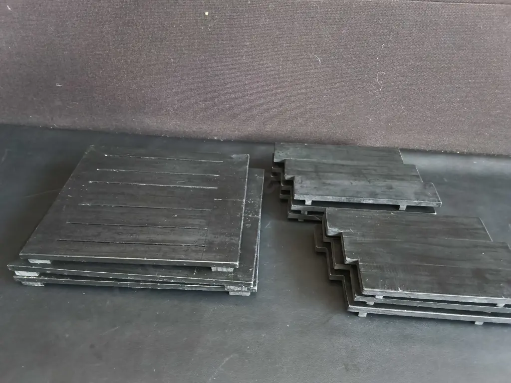 9 WOODEN SUSHI PLATTERS, WIDEST W 34 CM Image 1++