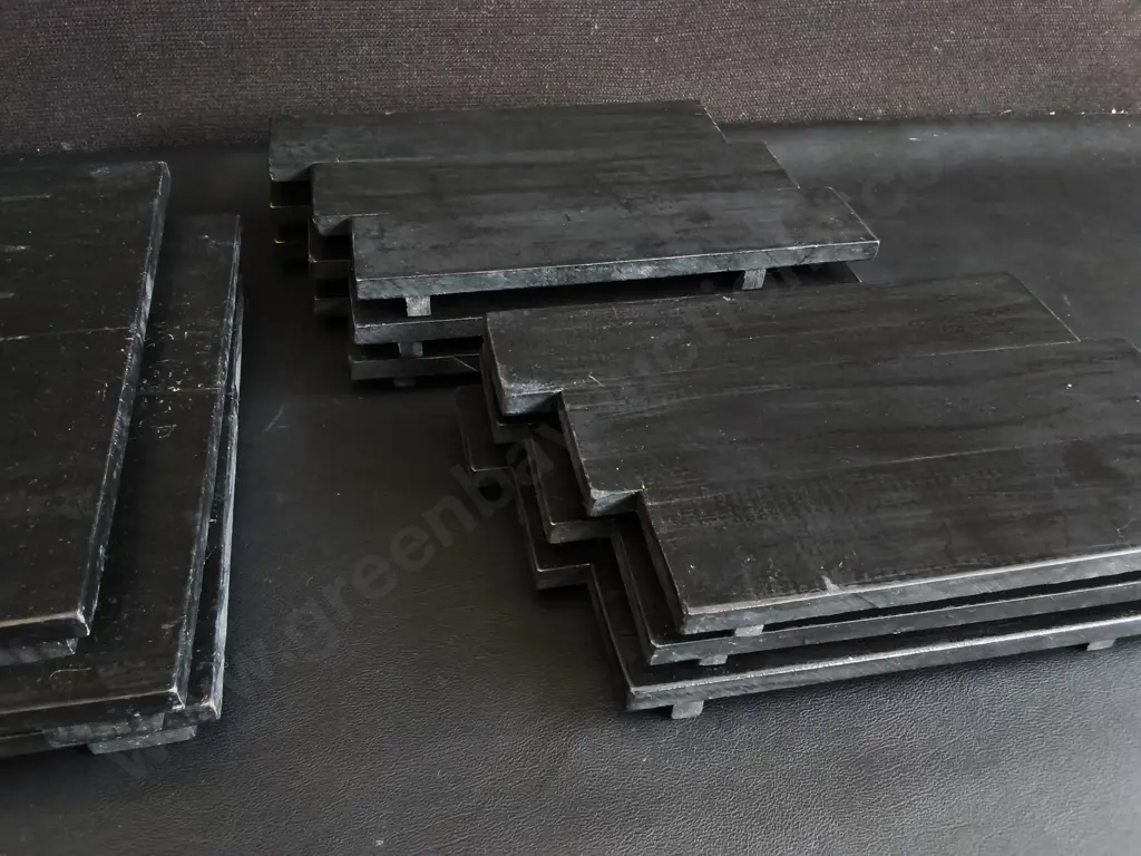 9 WOODEN SUSHI PLATTERS, WIDEST W 34 CM Image 1++