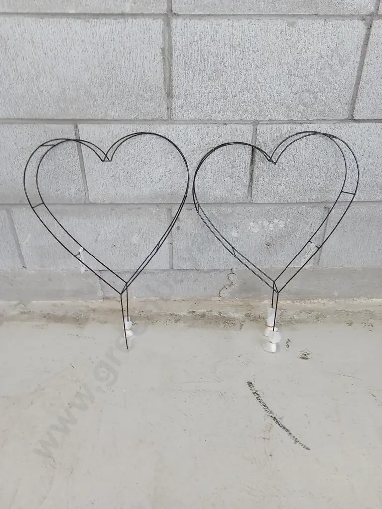 2 TAKASHO TOPIARY FRAME HEARTS 35CM Image 1++
