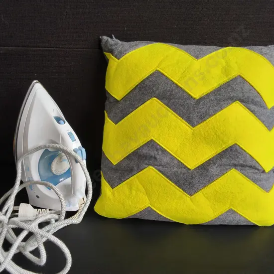 IRON AND THROW CUSHION