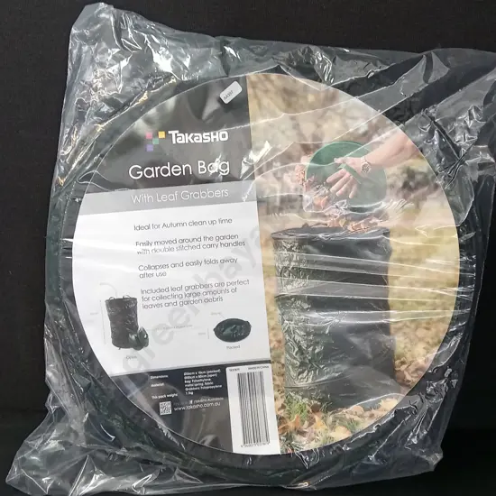 TAKASHO GARDEN BAG WITH LEAF GRABBERS