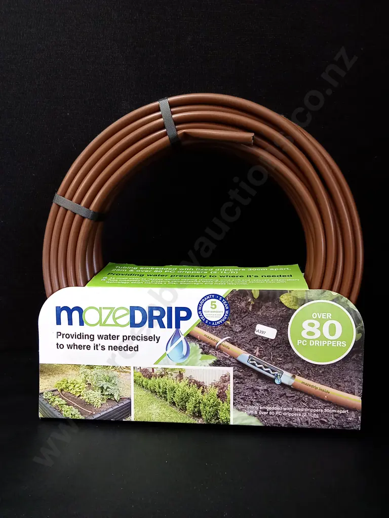 MAZEDRIP TUBING EMBEDDED WITH FIXED DRIPPERS 30CM APART Image 1++