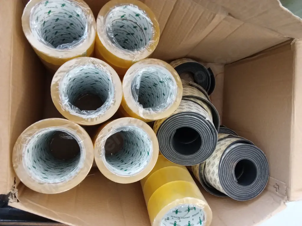 BOX OF ASSORTED TAPE Image 1++