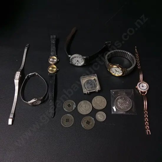VINTAGE WATCHES AND COINS