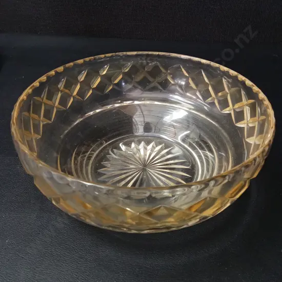 VINTAGE STUART CRYSTAL BOWL D18CM