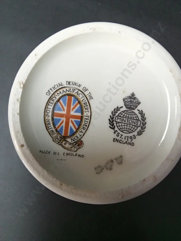 1937 COMMEMORATIVE CERAMIC BEAKER H11CM, VINTAGE JUG AND VASE Image 1++