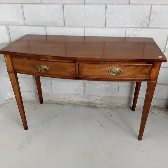 VINTAGE HALL TABLE, H 84CM X W 123CM X D 56CM