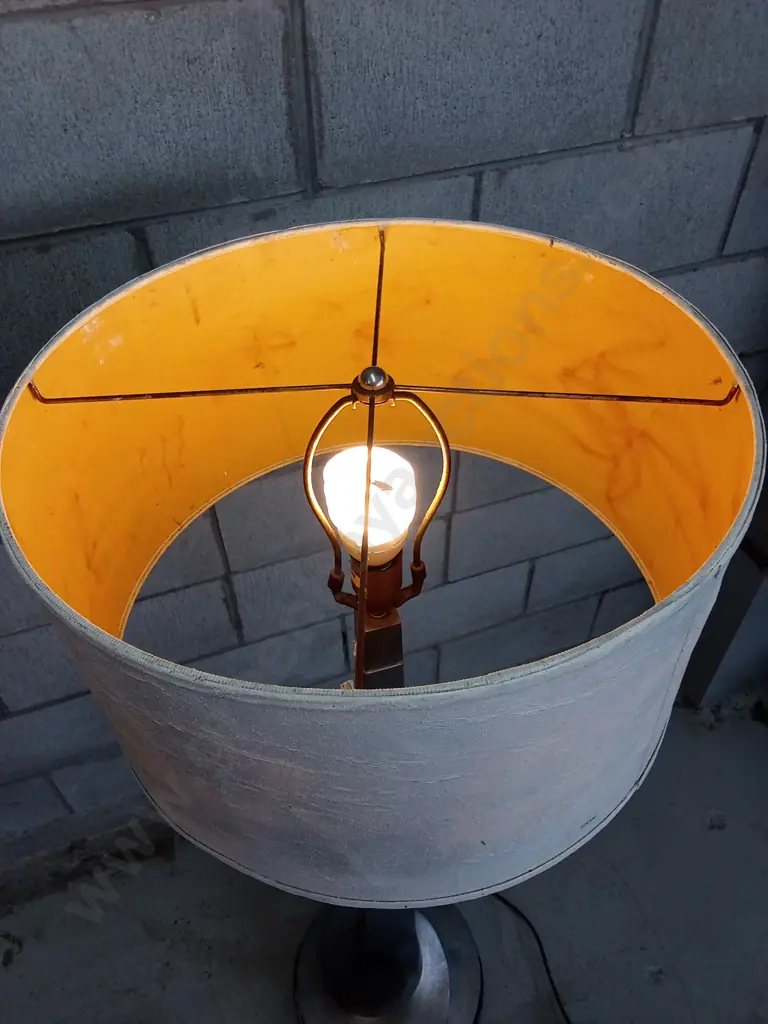 WORKING VINTAGE SCULPTURAL SWIRL FLOOR LAMP, H 144CM Image 1++