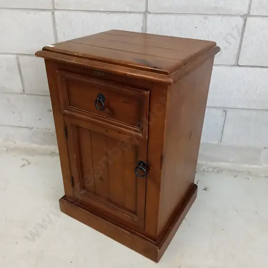 BEDSIDE TABLE, H 67CM X W 45CM X D 37CM
