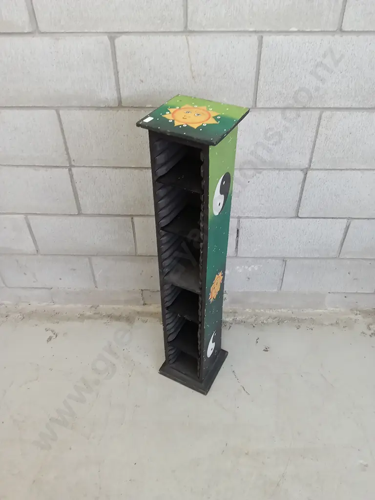 HAND PAINTED CD STAND, H 100CM Image 1++