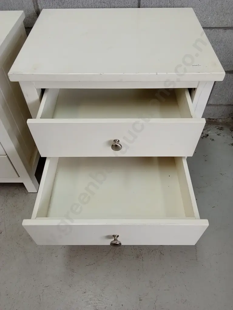 PAIR OF BEDSIDE TABLES, H 61CM X W 55CM X D 43CM Image 1++