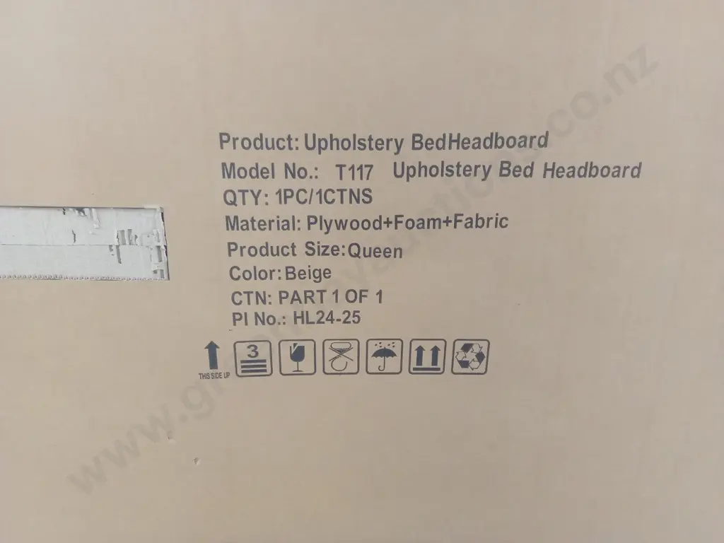 BRAND NEW UPHOLSTERY BED HEADBOARD, QUEEN Image 1++