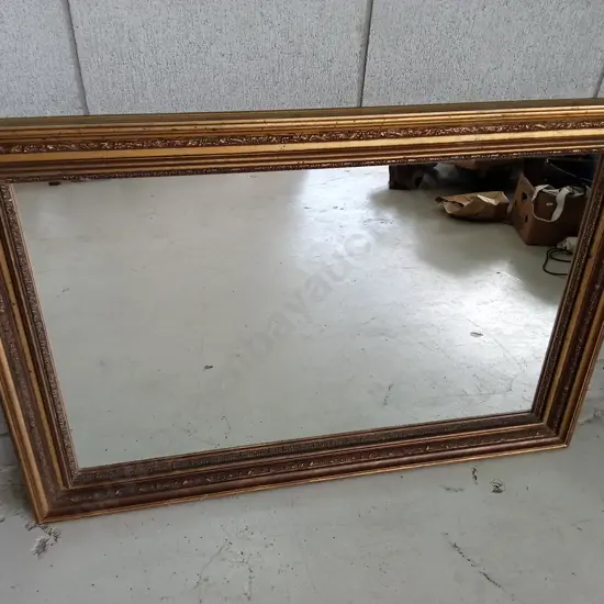 FRAMED MIRROR, 112CM X 77CM
