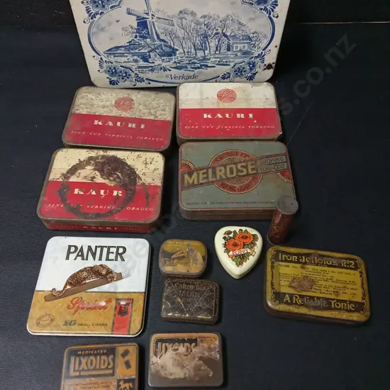 VINTAGE TINS LARGEST L21CM
