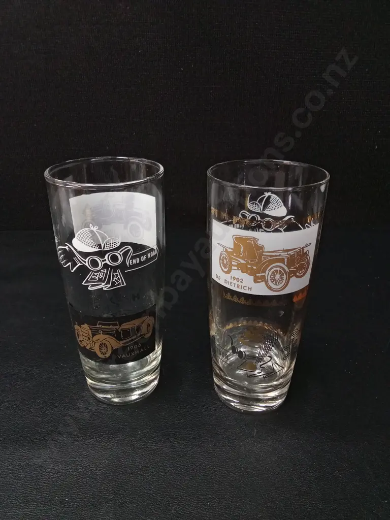 VINTAGE DRINKING GLASS CADDY H21CM Image 1++
