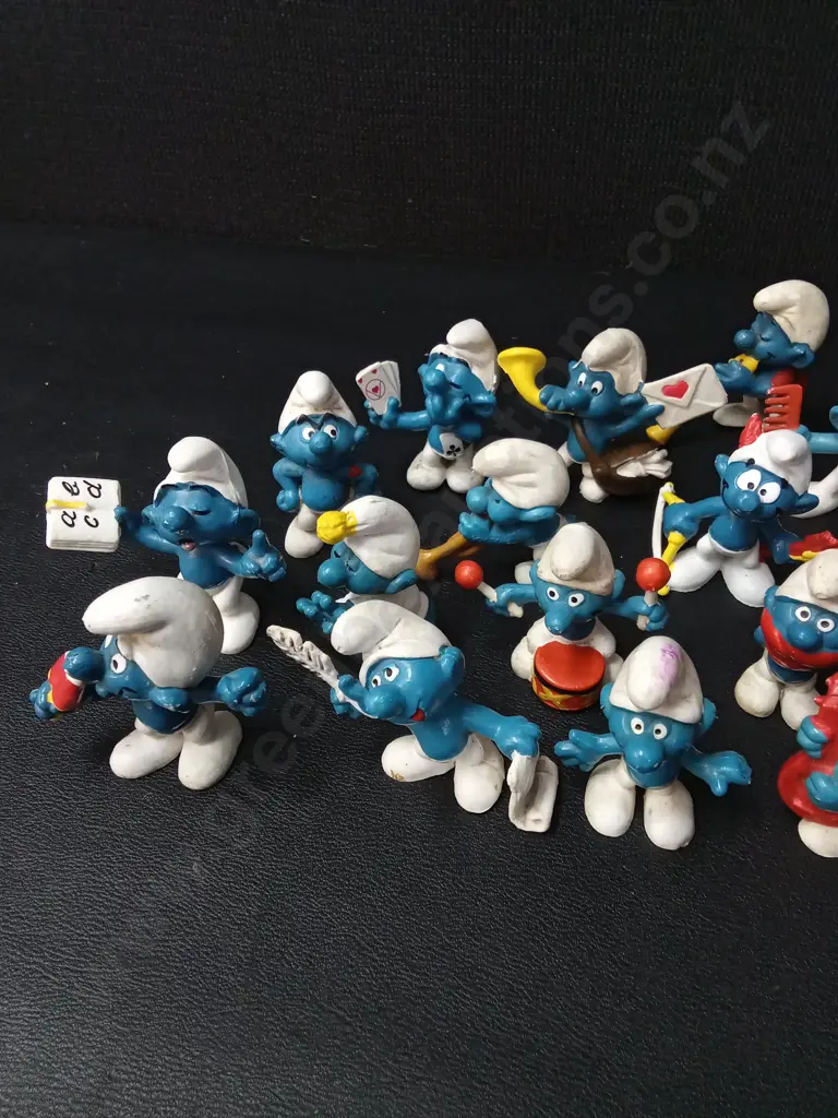 22 VINTAGE SMURFS TALLEST H6CM Image 1++