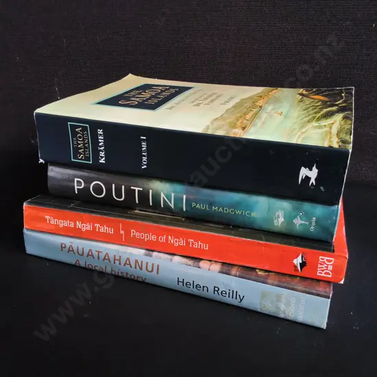 4 BOOKS ON PACIFIC AND NZ HISTORY