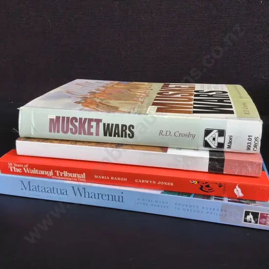 4 BOOKS ON NEW ZEALAND HISTORY AND MĀORI CULTURE