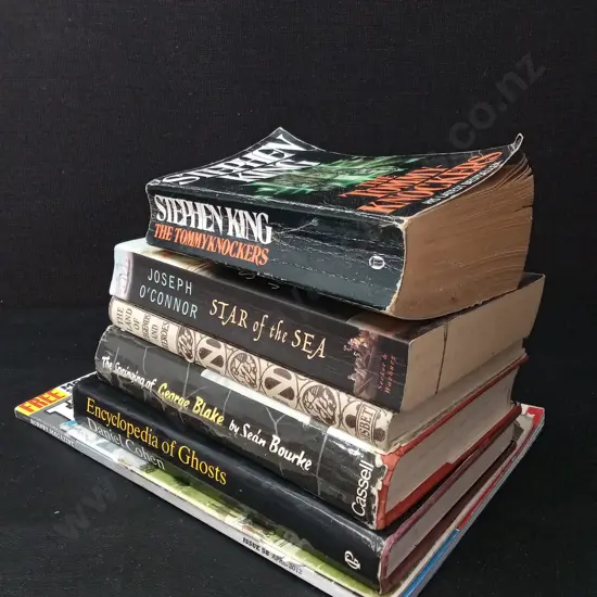 5 BOOKS AND 2 MAGAZINES