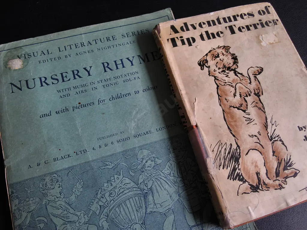 PAIR OF VINTAGE MID CENTURY ILLUSTRATED CHILDREN'S BOOKS Image 1++