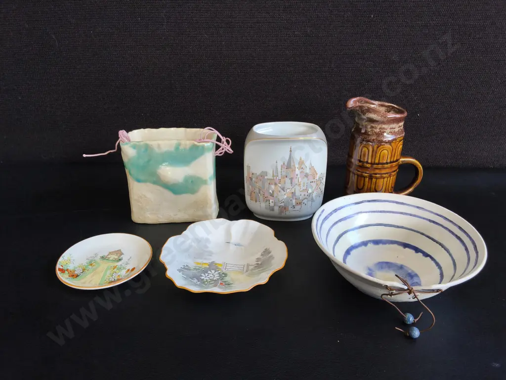 MIX OF CERAMIC ITEMS, 6 PIECES, TALLEST H 12 CM Image 1++