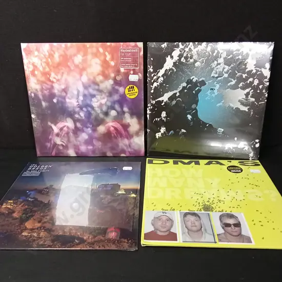 4 SEALED VINYL RECORDS