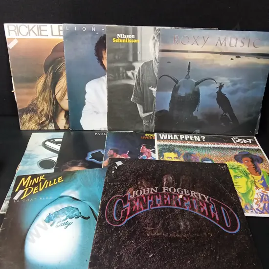 10 VINYL RECORDS