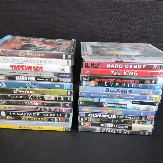 COLLECTION OF DVDS