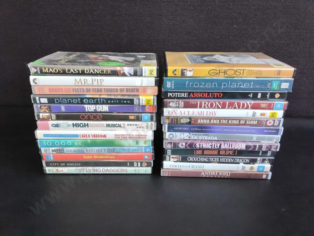COLLECTION OF DVDS Image 1++