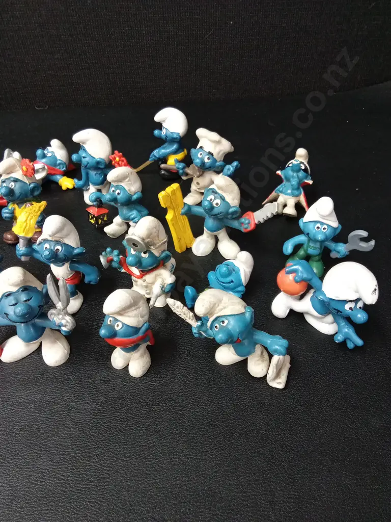 21 VINTAGE SMURFS TALLEST H6CM Image 1++