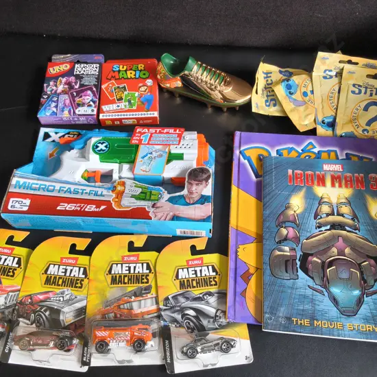 MIX OF BRAND NEW TOYS, GAMES, AND BOOKS