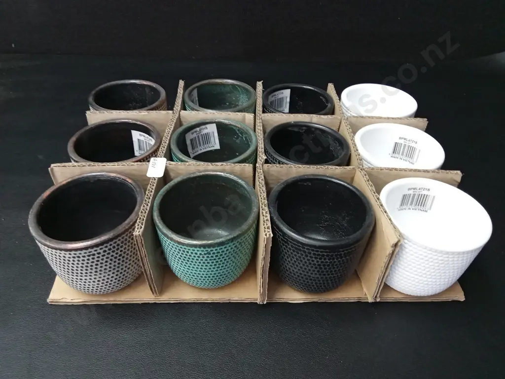12 BRAND NEW MINI POTS H7CM Image 1++