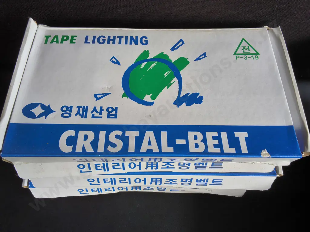 5 BOXES OF CRISTAL-BELT TAPE LIGHTING Image 1++