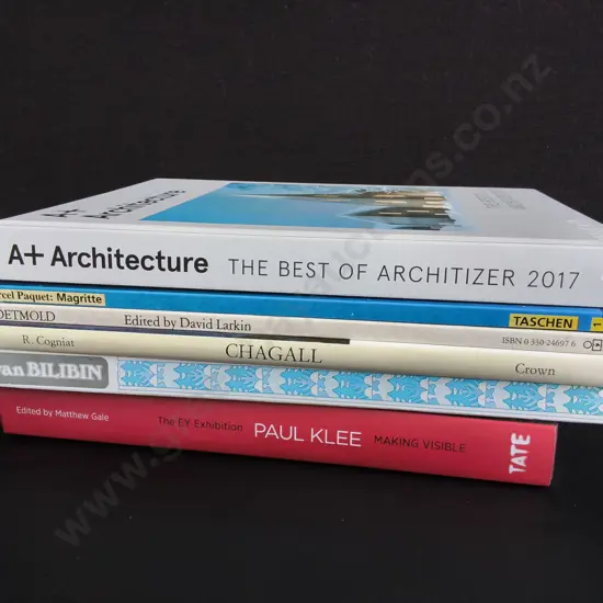 6 ART AND ARCHITECTURE BOOKS