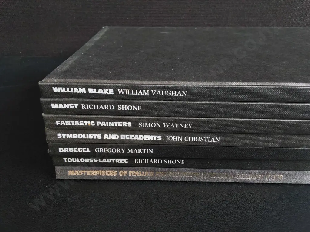 COLLECTION OF 7 ART BOOKS BY BRACKEN BOOKS Image 1++