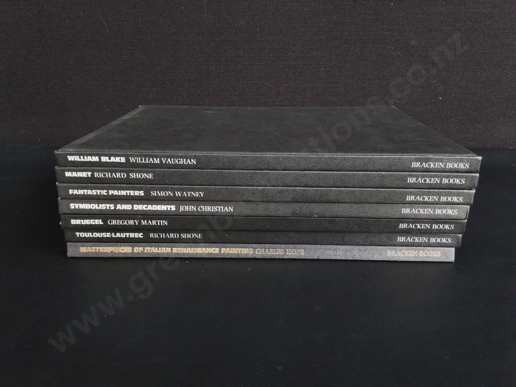 COLLECTION OF 7 ART BOOKS BY BRACKEN BOOKS Image 1++