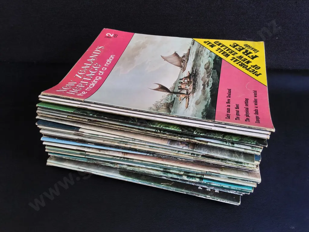 COLLECTION OF VINTAGE NEW ZEALAND'S HERITAGE MAGAZINES Image 1++