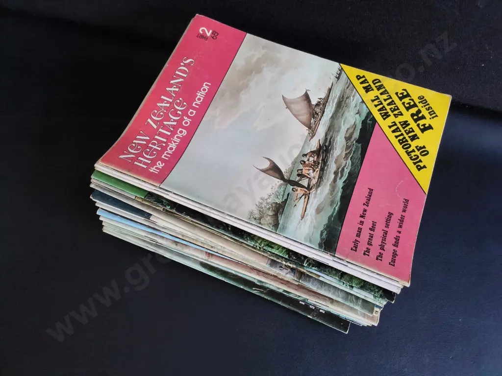 COLLECTION OF VINTAGE NEW ZEALAND'S HERITAGE MAGAZINES Image 1++