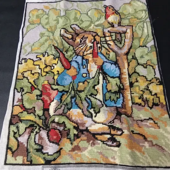 THE WORLD OF BEATRIX POTTER NEEDLEPOINT ARTWORK H59CM