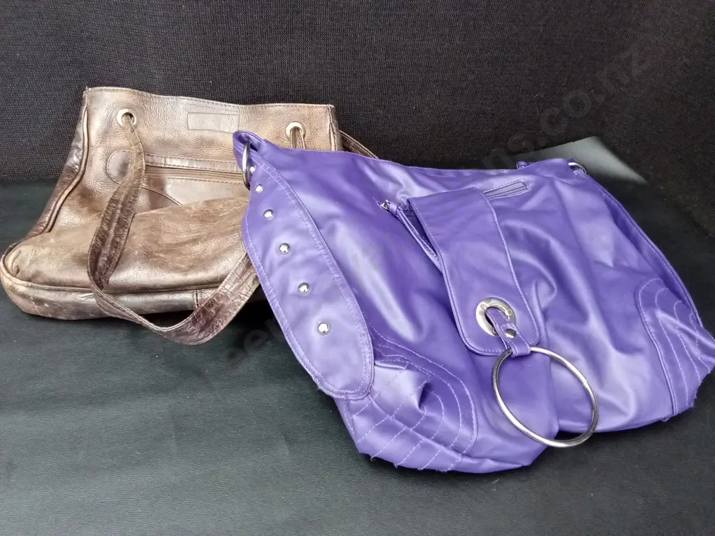 2 PURSES, 1 GENUINE LEATHER Image 1++