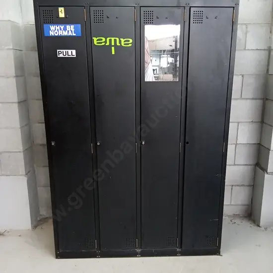 LOCKER SET, H 180CM X W 123CM X D 45CM